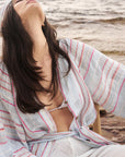 Estilo Emporio El Manto Stripe Dress + Duster