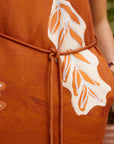 Alemais Soleil D'amour Silk Midi Dress