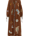 Alemais Laurence Tie Front Shirtdress