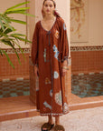 Alemais Laurence Tie Front Shirtdress