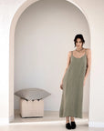 Eadie Lifestyle Linen Dress Pistachio