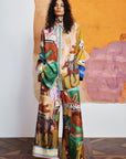 ALEMAIS MLAK Silk Pant sustainably made artist collab MLAK prefall 26 LUXAMORE