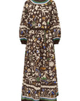 ALEMAIS Maroc Midi Dress LUXAMORE