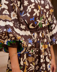 ALEMAIS Maroc Midi Dress LUXAMORE