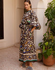 Woman Wearing Alemais Maroc Midi Dress - Dress LUXAMORE
