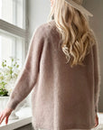 Bypias Gentleness Mohair Cardigan - Taupe LUXAMORE