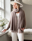 Bypias Gentleness Mohair Cardigan - Taupe LUXAMORE