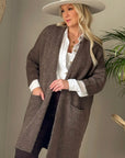 Bypias Wilona Cardigan - Taupe LUXAMORE