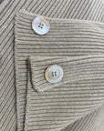 Cashmere Sweater Oversize Knit Lemme - Made In Italy: Beige LUXAMORE