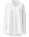 Charli - Marlowe Shirt - White Stripe LUXAMORE