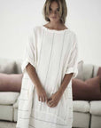 Eadie Lifestyle Carter Malle Linen Dress OSFA