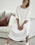 Eadie Lifestyle Carter Malle Linen Dress OSFA