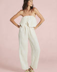Estillo Emporio Papillion Jumpsuit - Panna White LUXAMORE