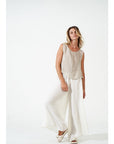 Estilo Emporio Cora Top - LUXAMORE -Top-Estilo Emporio Cora Top 100% is a versatile addition to elevate your wardrobe essentials a scoop neck and rounded hemline. Shop Estilo Emporio Tops at Luxamore.