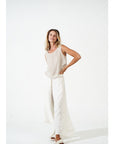 Estilo Emporio Cora Top - LUXAMORE -Top-Estilo Emporio Cora Top 100% is a versatile addition to elevate your wardrobe essentials a scoop neck and rounded hemline. Shop Estilo Emporio Tops at Luxamore.
