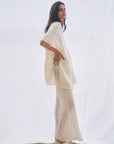 Estilo Emporio Cuadra Top + Dress Cestino Panna - LUXAMORE -Dress- Estilo Emporio La Cota Cover Up Dress,Versatile, sustainable, and effortlessly chic for any occasion. Shop Estilo Emporio Dresses Italian Linen at Luxamore.
