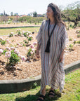 Woman Wearing Exclusive: Estilo Emporio Polla Maxi Kaftan - Bolegna - Dress LUXAMORE