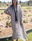Woman Wearing Exclusive: Estilo Emporio Polla Maxi Kaftan - Bolegna - Dress LUXAMORE