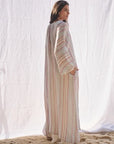 Estilo Emporio El Manto Stripe Dress + Duster - LUXAMORE -Dress- Estilo Emporio La Cota Cover Up Dress,Versatile, sustainable, and effortlessly chic for any occasion. Shop Estilo Emporio Dresses Italian Linen at Luxamore.