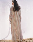 Estilo Emporio El Manto Stripe Dress + Duster - LUXAMORE -Dress- Estilo Emporio La Cota Cover Up Dress,Versatile, sustainable, and effortlessly chic for any occasion. Shop Estilo Emporio Dresses Italian Linen at Luxamore.