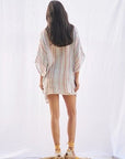 Estilo Emporio Falla Top - Kalos Stripe - LUXAMORE -Top- Estilo Emporio La Cota Cover Up Dress,Versatile, sustainable, and effortlessly chic for any occasion. Shop Estilo Emporio Dresses Italian Linen at Luxamore.