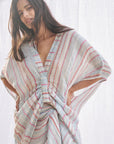 Estilo Emporio Falla Top - Kalos Stripe - LUXAMORE -Top- Estilo Emporio La Cota Cover Up Dress,Versatile, sustainable, and effortlessly chic for any occasion. Shop Estilo Emporio Dresses Italian Linen at Luxamore.