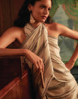 Estilo Emporio Indies Mini Pareo - Monochroma - LUXAMORE -Scarf-Estilo Emporio Indies Mini Pareo the must-have Summer accessory, the Indies Mini Pareo. Shop the Estilo Emporio Mini Pareo from Luxamore 100% Italian Linen.