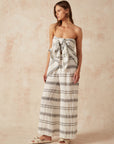 Estilo Emporio Indies Mini Pareo - Monochroma - LUXAMORE -Scarf-Estilo Emporio Indies Mini Pareo the must-have Summer accessory, the Indies Mini Pareo. Shop the Estilo Emporio Mini Pareo from Luxamore 100% Italian Linen.