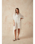 Estilo Emporio La Cota Cover Up Linen Dress - LUXAMORE -Dress- Estilo Emporio La Cota Cover Up Dress,Versatile, sustainable, and effortlessly chic for any occasion. Shop Estilo Emporio Dresses Italian Linen at Luxamore.