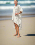 Estilo Emporio La Cota Cover Up Linen Dress Lyla - LUXAMORE -Dress-Estilo Emporio La Cota Cover Up Dress, wear to the beach or the bar. Sustainable, and effortlessly chic. Shop Estilo Emporio Dresses Italian Linen at Luxamore.
