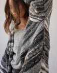 Estilo Emporio Luella Cardigan - Black Multi