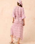 women wearing Exclusive Estilo Emporio Maxi Ainu Dress - Vagabond Dress LUXAMORE