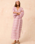 women wearing Exclusive Estilo Emporio Maxi Ainu Dress - Vagabond Dress LUXAMORE