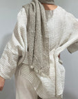 Estilo Emporio Nerano Top - LUXAMORE -Top-Estilo Emporio Italian Linen Nerano Top, made in Positano, Italy. Oversized, versatile, and sustainable for effortless elegance. Shop Estilo Emporio Tops.