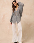 Estilo Emporio Oboe Linen Shirt - LUXAMORE -Top-Estilo Emporio Oboe Shirt 100% Linen, made in Positano. Collarless neckline with front buttons, emphasizing the decolletage. Billowing blouse with a curved hem.