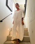 Estilo Emporio Pirata Kaftan - LUXAMORE -Dress-Estilo Emporio Pirata Kaftan 100% Linen, exclusively made in Positano, billowy timeless maxi dress. Shop Estilo Emporio Kaftan Dresses at Luxamore Now.