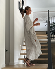 Estilo Emporio Pirata Kaftan - LUXAMORE -Dress-Estilo Emporio Pirata Kaftan 100% Linen, exclusively made in Positano, billowy timeless maxi dress. Shop Estilo Emporio Kaftan Dresses at Luxamore Now.