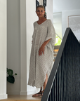 Estilo Emporio Pirata Kaftan - LUXAMORE -Dress-Estilo Emporio Pirata Kaftan 100% Linen, exclusively made in Positano, billowy timeless maxi dress. Shop Estilo Emporio Kaftan Dresses at Luxamore Now.