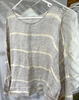 Estilo Emporio Tao Top - LUXAMORE -Tops-Estilo Emporio Tao Top This flattering top features a relaxed slightly cropped style perfect for layering. Shop Estilo Emporio Linen Tops at Luxamore.