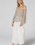 Estilo Emporio Twiggy Off The Shoulder Top LUXAMORE