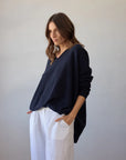 Estilo Emporio Zoe Cashmere - Navy