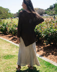 Woman Wearing Exclusive: Estilo Emporio Element Skirt - Brasile Natural - Skirts LUXAMORE