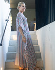 Woman Wearing Exclusive: Estilo Emporio Polla Maxi Kaftan - Bolegna - Dress LUXAMORE