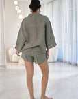 Fundamental Linen Shirt - Pistachio: Pistachio / XL