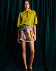 Alemais Valentina Olive Knit Polo