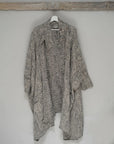 La Bottega di Brunella Cape Mantella Paloma - Sangria - LUXAMORE -Coat-La Bottega di Brunella Maglia Europa Fossil - Campagna linen top garments, designed and handcrafted in Italy. Shop La Bottega di Brunella Linen Tops at Luxamore