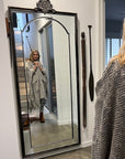 La Bottega di Brunella Cape Mantella Paloma - Sangria - LUXAMORE -Coat-La Bottega di Brunella Maglia Europa Fossil - Campagna linen top garments, designed and handcrafted in Italy. Shop La Bottega di Brunella Linen Tops at Luxamore