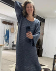 La Bottega di Brunella Linen Dress VESTITO GALASSIA - Rete Galaxy Mesh LUXAMORE