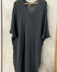 La Bottega di Brunella Linen Dress Vestito Fausta Campagna - Lava LUXAMORE