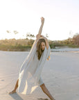 La Bottega di Brunella Linen Dress Vestito Fausta Garzata - Natural - LUXAMORE -Dress-